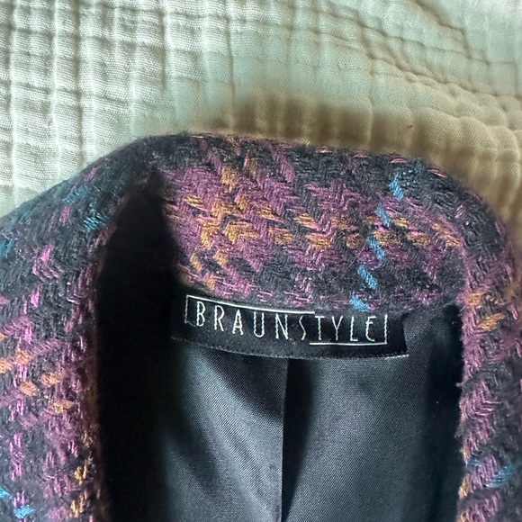 Vintage Oversized Wool Blend Blazer - Picture 5 of 6